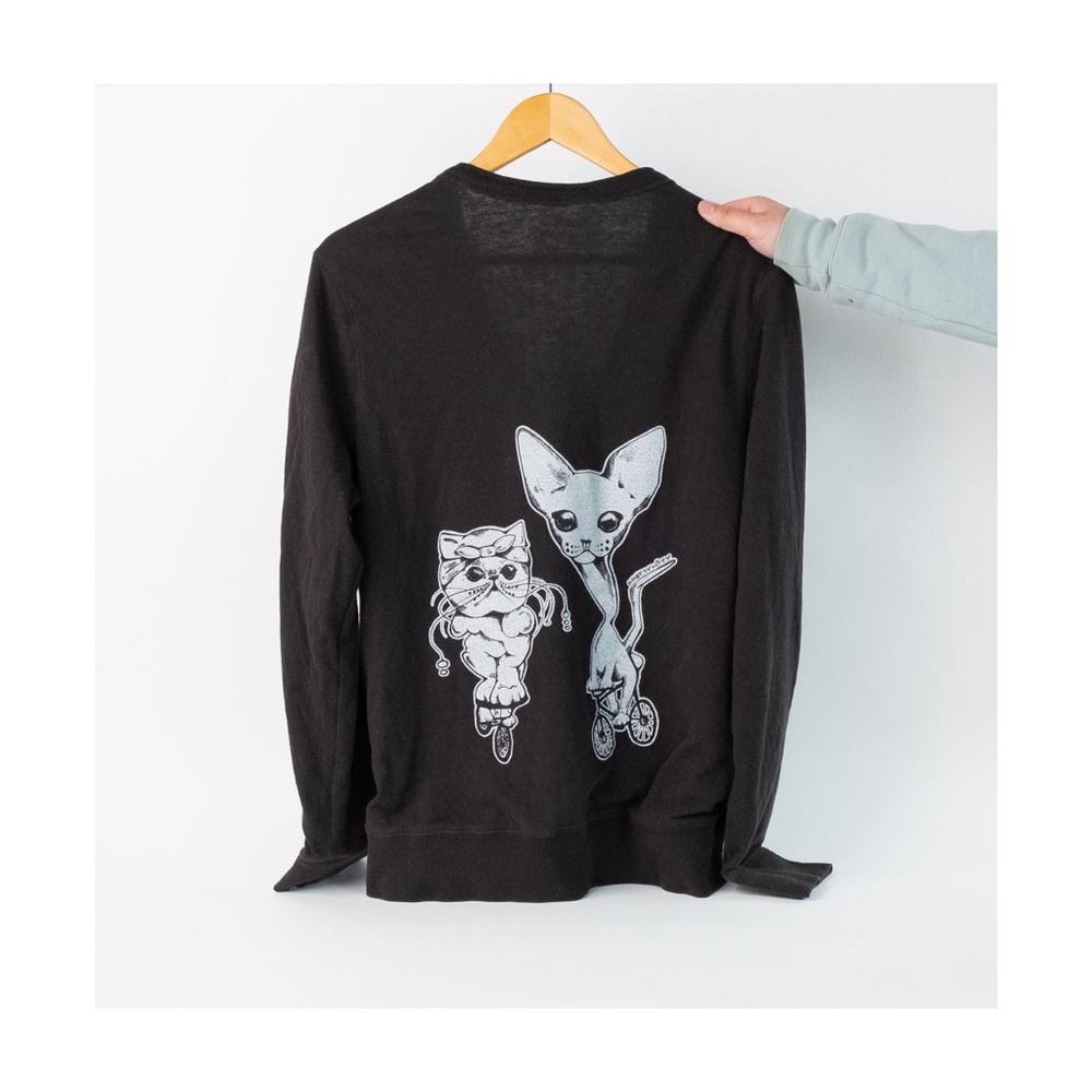 Custom Art Converse Cardigan